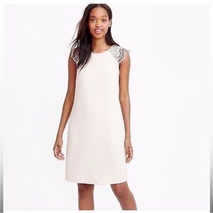 J. Crew Cream Shift Dress